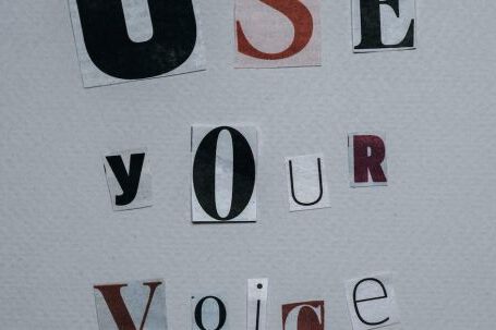 Optimize Campaign - Use Your Voice inscription on gray background